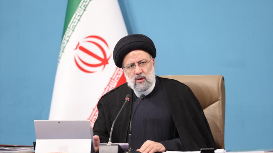 El presidente de Irán, Seyed Ebrahim Raisi, habla durante una sesión de Gabinete en Teherán, 1 de mayo de 2022. (Foto: President.ir)