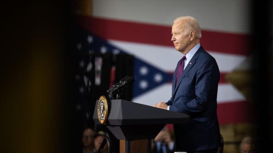 Presidente de EE.UU., Joe Biden, da un discurso en Ohio, EE.UU., 6 de mayo de 2022. (Foto: Getty Images)
