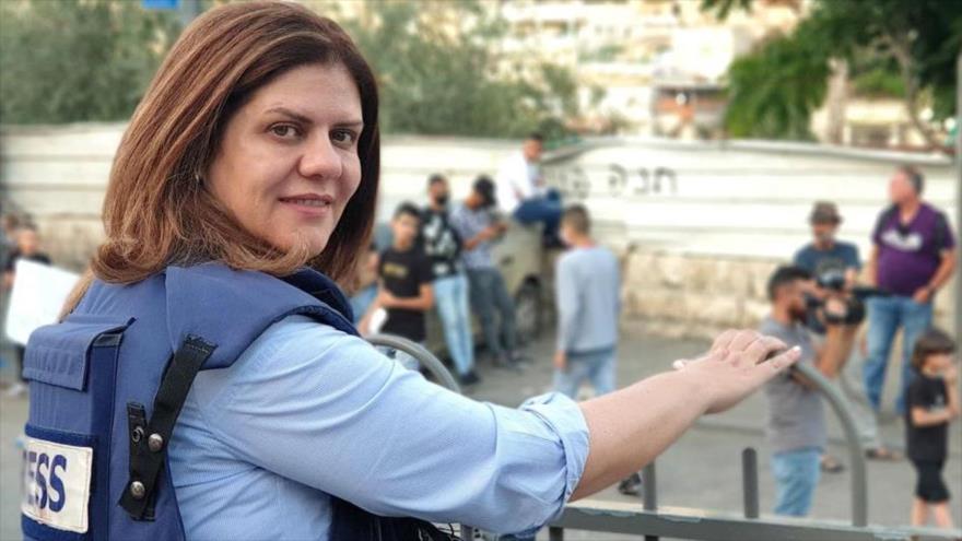 La periodista palestina de la cadena catarí Al Jazeera, Shireen Abu Akleh, asesinada por las fuerzas israelíes.