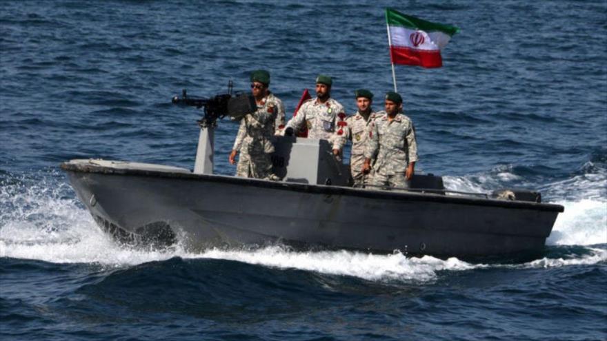 Fuerzas navales del Cuerpo de Guardianes de la Revolución Islámica (CGRI) de Irán.