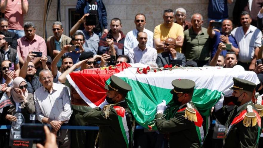 Funeral de Estado para la periodista palestina asesinada por Israel