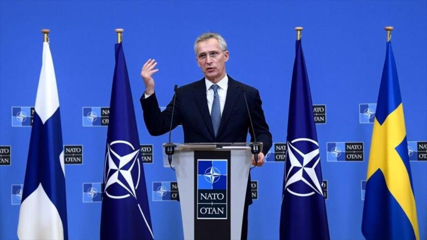 El secretario general de la OTAN, Jens Stoltenberg, habla durante una rueda de prensa en Bruselas, Bélgica, 24 de enero de 2022. (Foto: Getty Images) 