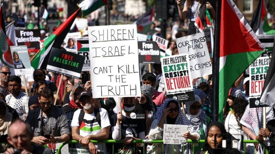 Vídeo: Europa conmemora el Día de la Nakba en apoyo a Palestina
