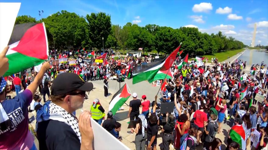 Miles marchan en EEUU contra el sionismo en el Día de la Nakba