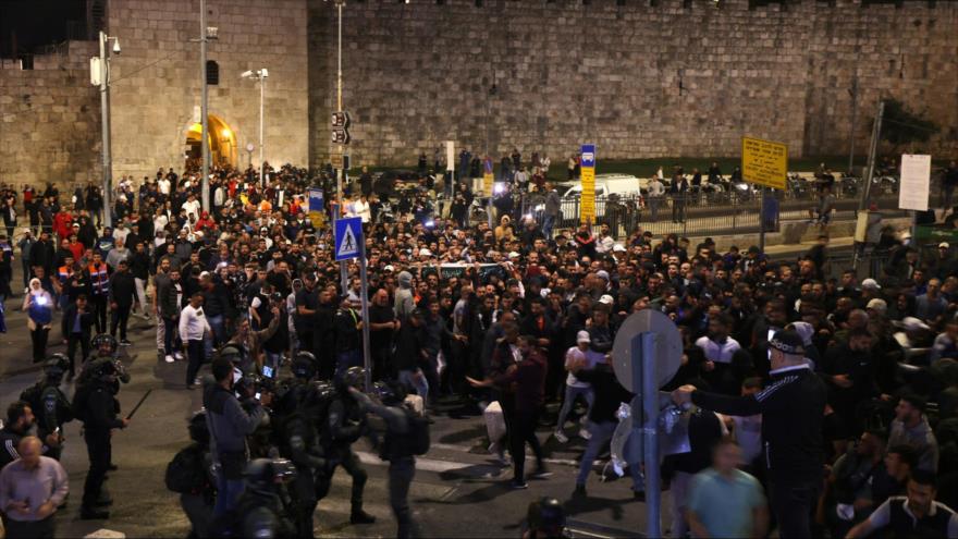 Represión israelí deja otros 70 palestinos heridos en Al-Quds