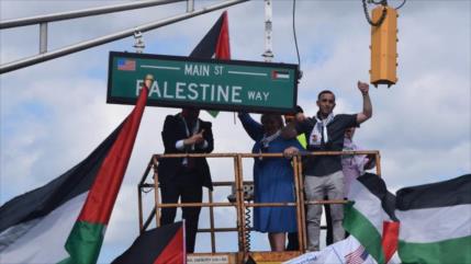 Hacen historia en EEUU: Cambian nombre de una calle a Palestina