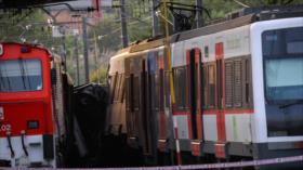 Accidente de tren en Barcelona deja un muerto y más de 80 heridos