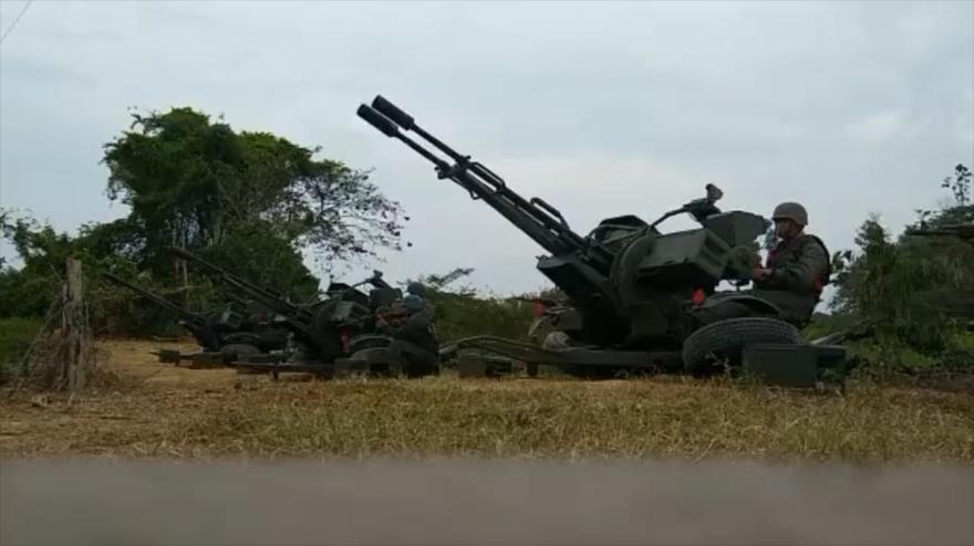 Venezuela instala cañones antiaéreos rusos para enfrentar al narcotráfico