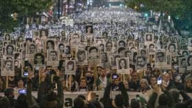 Realizan Marcha del Silencio por víctimas de dictadura en Uruguay 