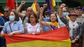 Se manifiestan en Madrid contra la vuelta de Juan Carlos I a España