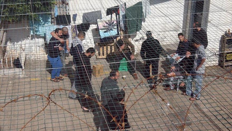 Presos palestinos en la cárcel de Megido, al norte de los territorios ocupados por Israel. (Foto: Getty Image)