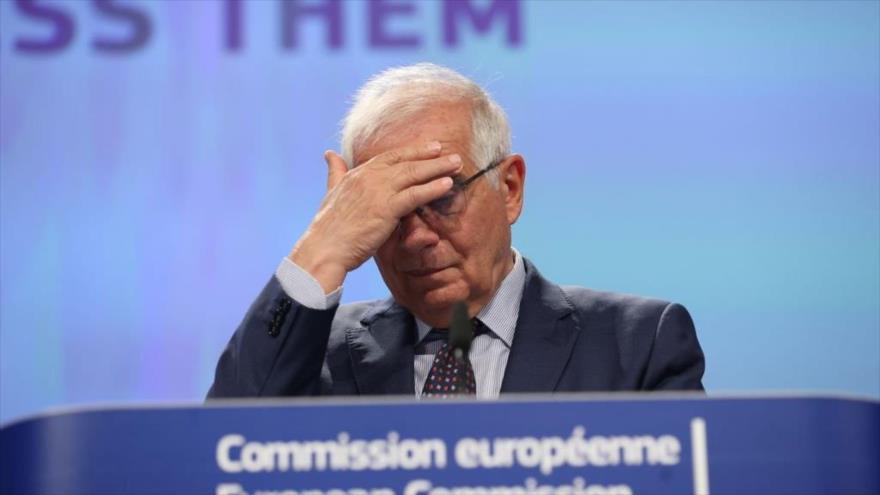 Jefe de la Política Exterior de UE, Josep Borrell, habla en una conferencia de prensa en Bruselas, Bélgica, 18 de mayo de 2022. (Foto: Getty Images)