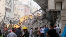 Vídeo: Derrumbe de un edificio en Irán deja al menos 6 muertos