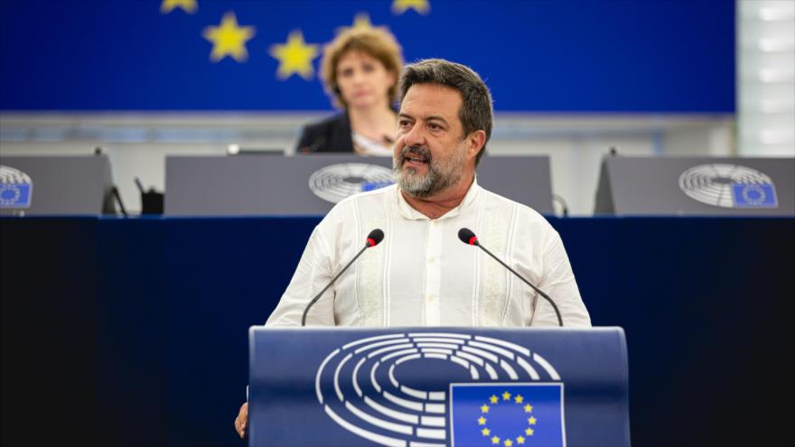 Presidente del grupo del Parlamento Europeo para las relaciones UE-Palestina, Manu Pineda.