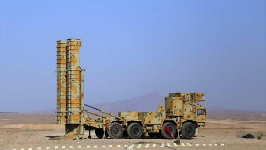Sistema de misiles Bavar 373 de fabricación iraní.