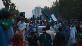 Seguidores de Imran Jan marchan contra actual Gobierno de Paquistán