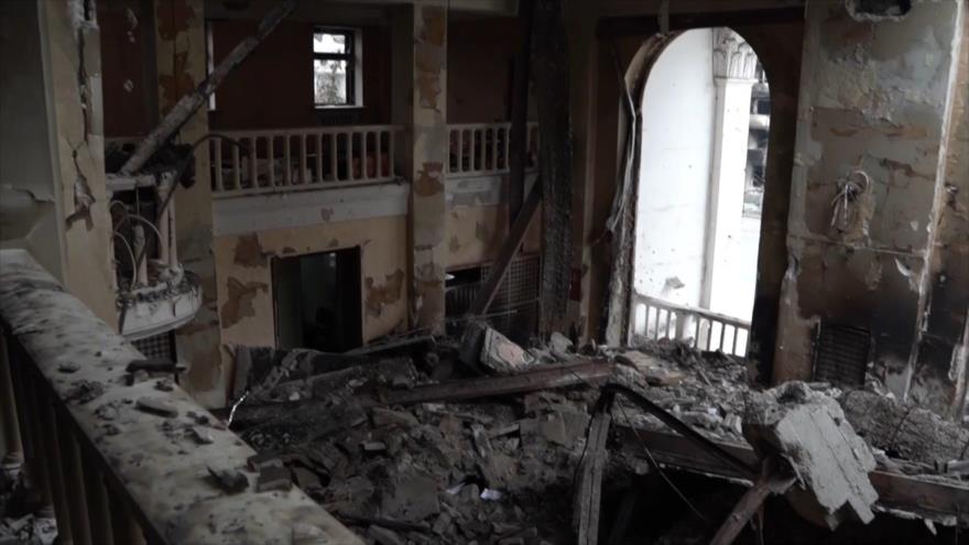 Vídeo: Equipo de HispanTV lleva ayuda humanitaria al sur de Donetsk