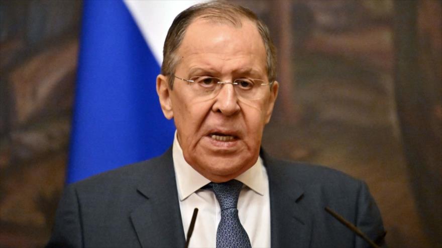 El ministro de Exteriores ruso, Serguéi Lavrov, 