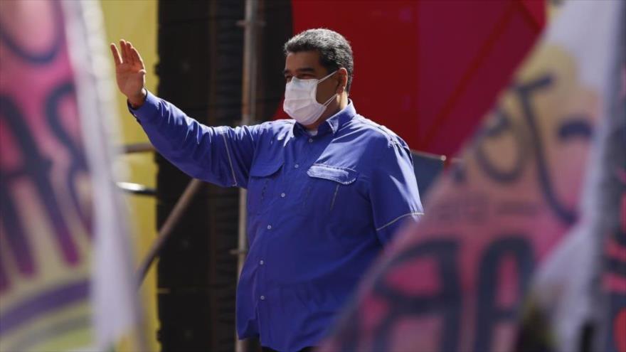 El presidente venezolano, Nicolás Maduro, en un acto en Caracas, Venezuela, 1 de mayo de 2022. (Foto: Getty Images)