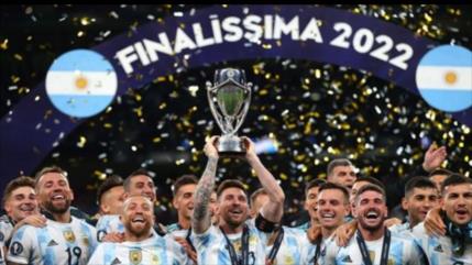Messi gana otro título con la selección de Argentina