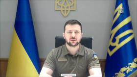 Zelenski admite que Rusia controla 20 % del territorio ucraniano