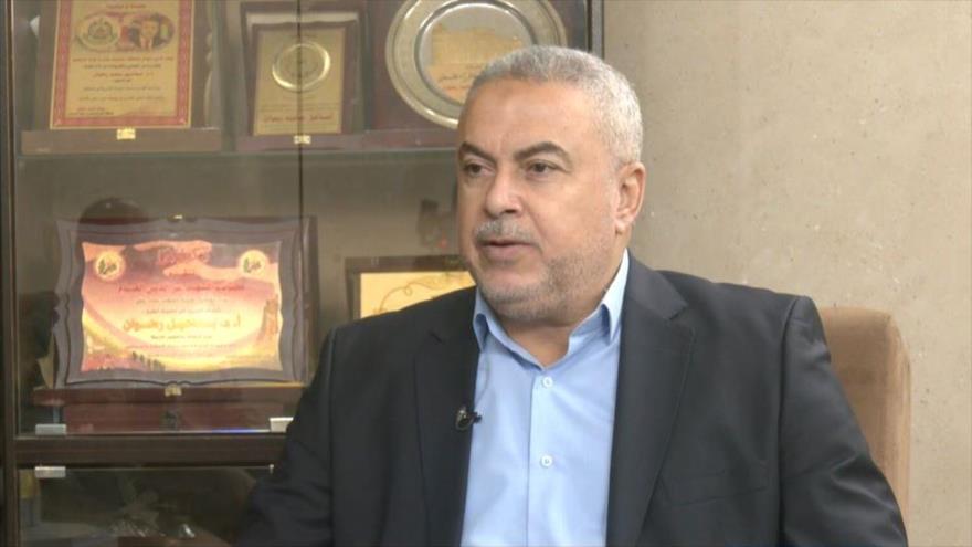 Ismail Rezvan, un miembro de alto rango del Movimiento de Resistencia Islámica de Palestina (HAMAS).
