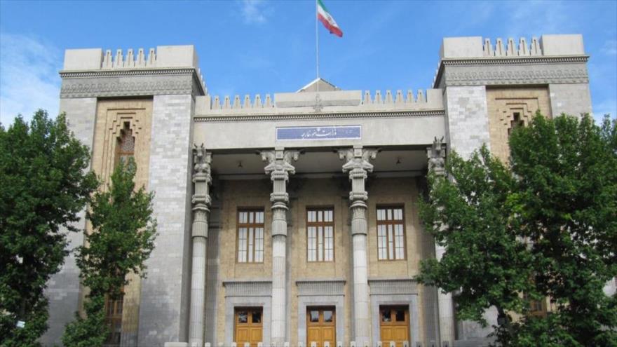El edificio del Ministerio de Asuntos Exteriores de Irán, en Teherán, capital.
