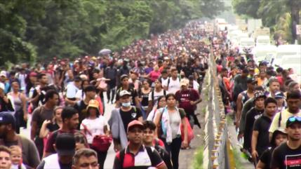 Sale caravana con 11 mil migrantes de la Frontera Sur de México