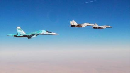 Vídeo: Fuerzas aéreas sirias y rusas realizan simulacros conjuntas