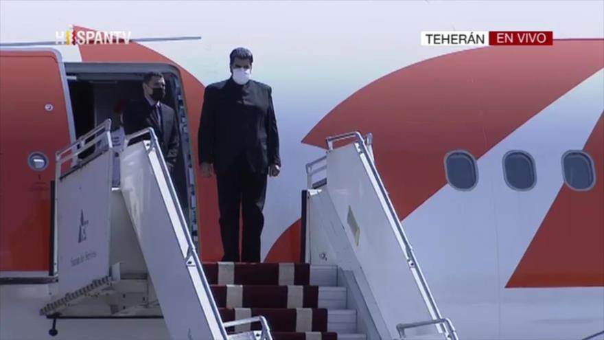 Presidente venezolano llega a Irán para una visita oficial