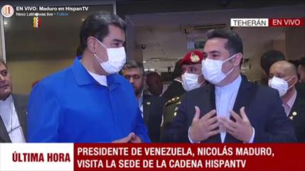 Vídeo: El presidente Maduro visita las instalaciones de HispanTV