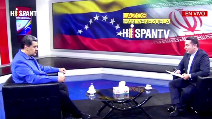 Presidente venezolano elogia el rol de HispanTV como medio alternativo