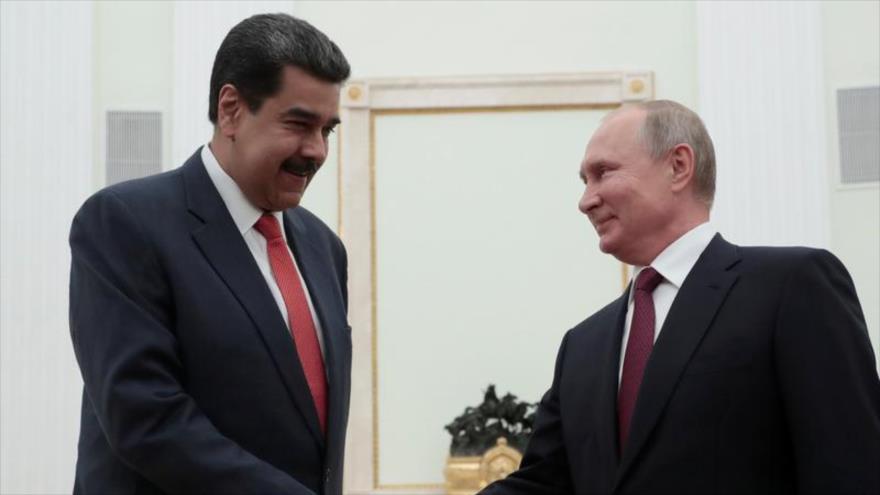 El presidente de Venezuela, Nicolás Maduro, (izq.) reunido con su par ruso, Vladímir Putin, Moscú, 25 de septiembre 2019. (Foto: Reuters)