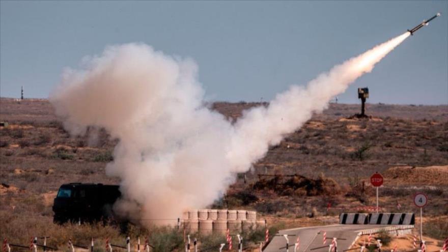 Sistema de defensa aérea Pantsir-S, desplegado en el sur de Rusia. (Foto: Getty Images)