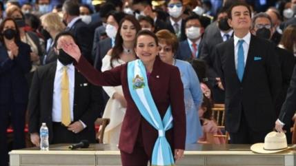 Presidenta de Honduras promete impedir cualquier injerencia de EEUU