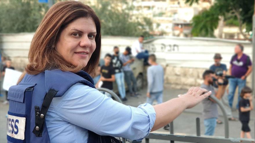 Shireen Abu Akleh, la corresponsal palestina de la cadena catarí Al Jazeera, asesinada por fuerzas israelíes.