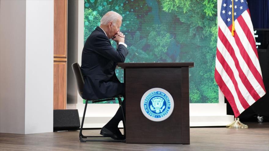 Presidente de EE.UU., Joe Biden, en un foro en Washington, 17 de junio de 2022. (Foto: AFP)