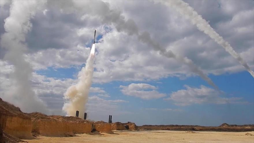 Lanzamiento de un misil de crucero Kalibr de la Armada de Rusia contra la infraestructura de Ucrania. (Foto: Sputnik)