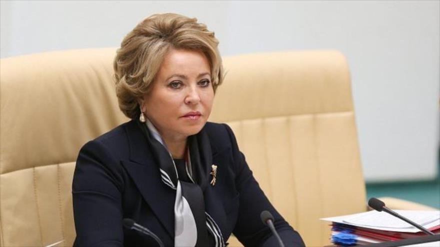 La presidenta del Senado ruso, Valentina Matvienko. (Foto: Press service of the Federation Council)