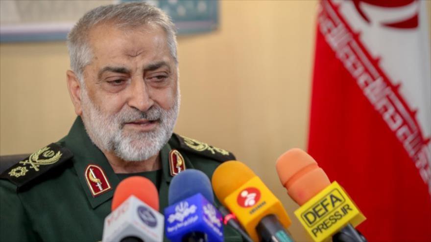 Portavoz jefe del Estado Mayor de las Fuerzas Armadas de Irán, el general de brigada Abolfazl Shekarchi.