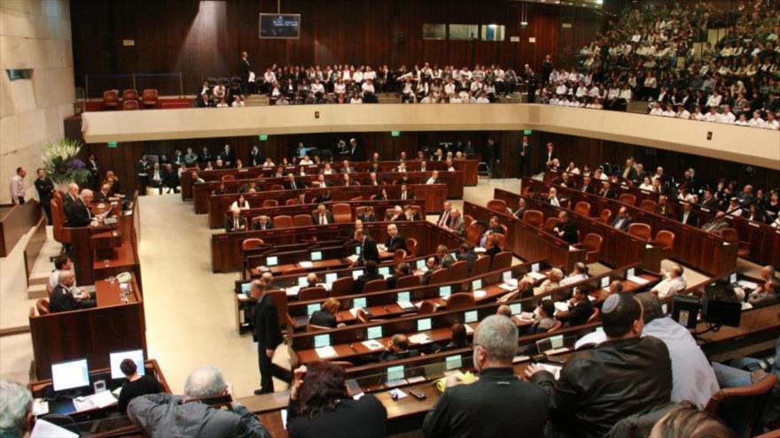 Vista general del parlamento de Israel durante una sesión.