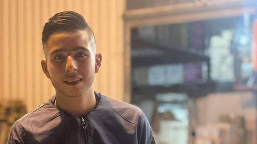 Adolescente palestino Abdalá Hamed de 16 años fue asesinado a tiros por los israelíes. (Foto: Wafa) 