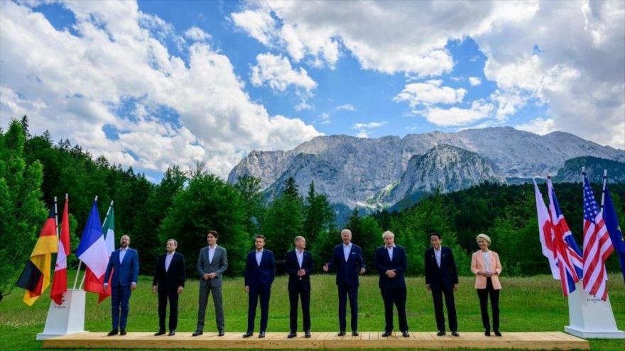 Los líderes del Grupo de los Siete (G7), en Baviera, Alemania, 26 de junio de 2022. (Foto: Getty Images)