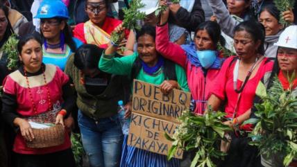 ‘Marchas continuarán en Ecuador mientras no se resuelvan problemas’