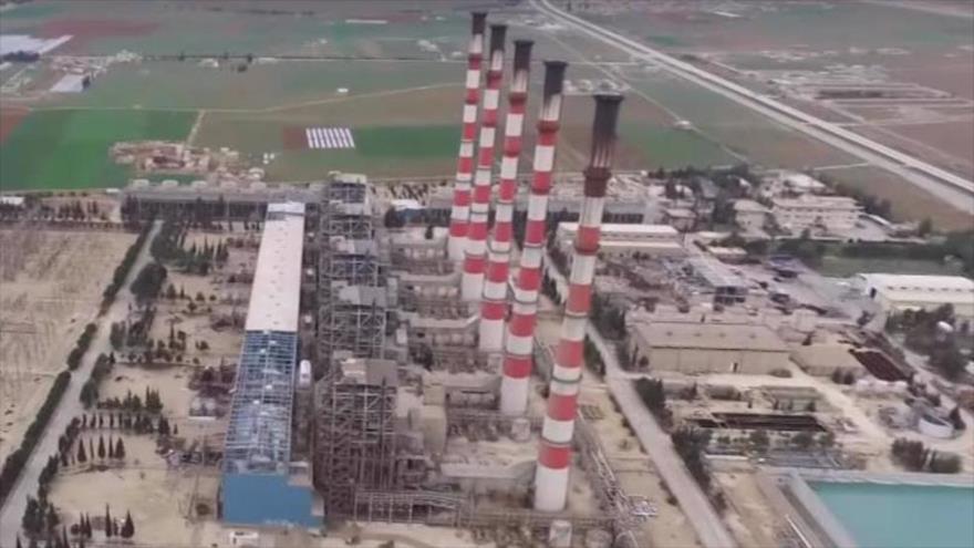 Una planta de energía en la ciudad de Alepo, en el norte de Siria. (Foto vía Twitter)
