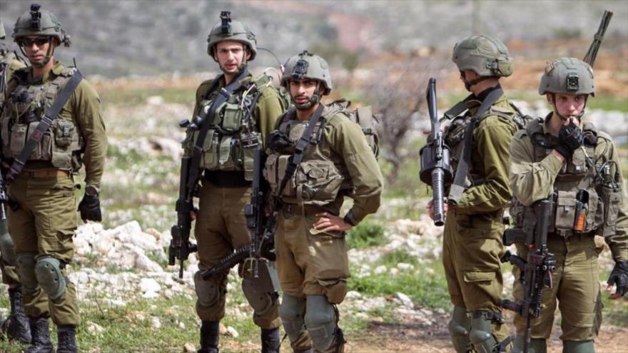 Soldados israelíes en Cisjordania ocupada, 29 de marzo de 2022.