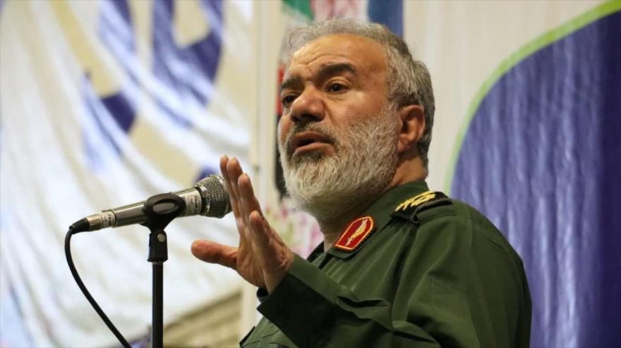 El jefe adjunto del Cuerpo de Guardianes de la Revolución Islámica (CGRI) de Irán, el general de brigada Ali Fadavi.