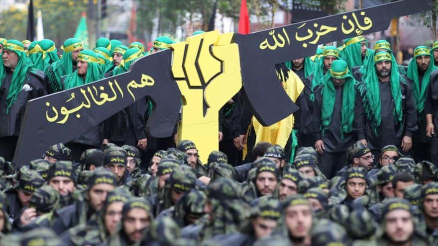 Miembros de Hezbolá de El Líbano participan en las conmemoraciones de Ashura en un suburbio del sur de Beirut. (Foto: AFP)