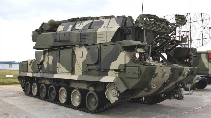 Así sistema antiaéreo ruso Tor-M1destruye objetivos en Ucrania