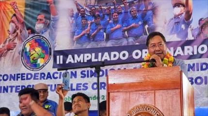 Arce advierte sobre rearticulación de la derecha en Bolivia